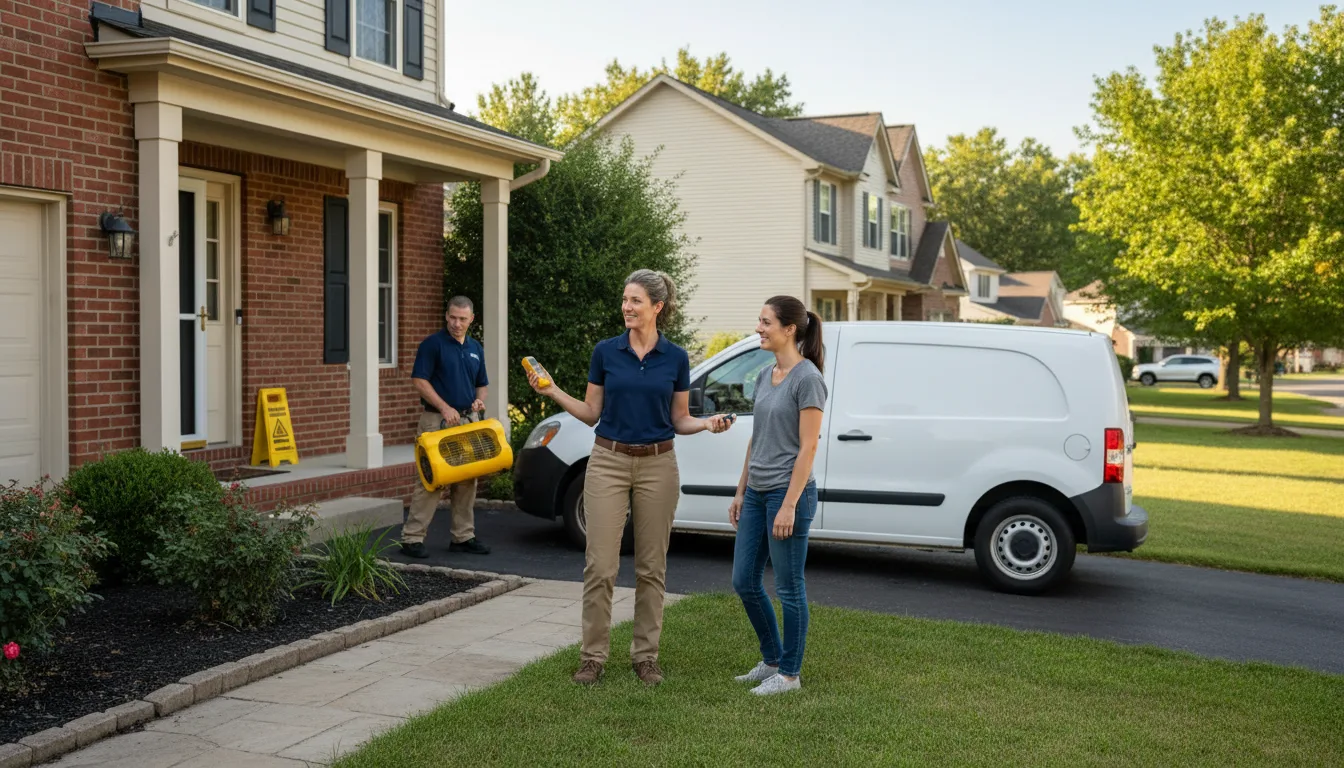 Water restoration image for Water Damage & Restoration Services in Turner, AR